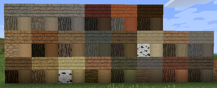 Examples of debarked logs from 0.1.0.